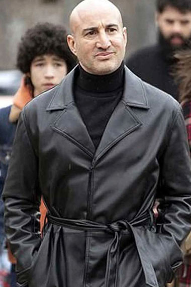 Shashi Rami Andri The Drowning Black Leather Trench Coat