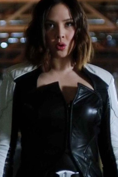 Malese Jow Flash Doctor Light Linda Park Cosplay Leather Coat