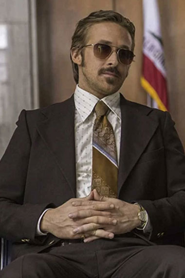Ryan Gosling Holland March The Nice Guys Brown Suit Blazer