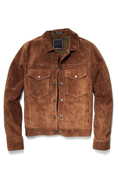 Ian Duff Grover Sims The Republic of Sarah Brown Suede Jacket