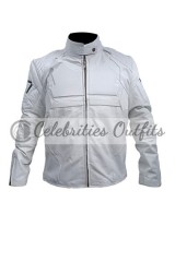 Jack Harper Oblivion Tom Cruise Biker White Costume Jacket
