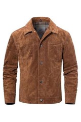 Vanilla Sky Tom Cruise David Aames Brown Suede-Leather Jacket