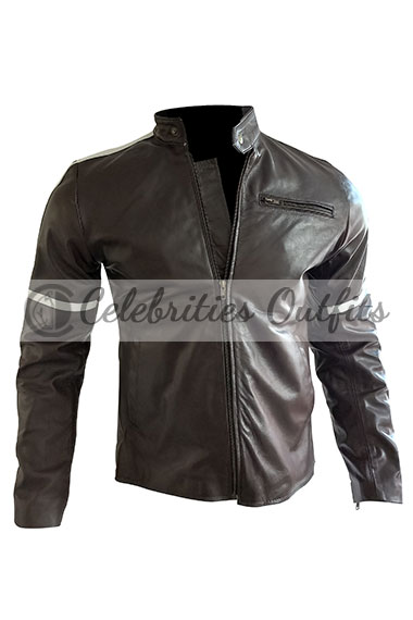 War Of The Worlds Ray Ferrier Tom Cruise Biker Stripes Jacket