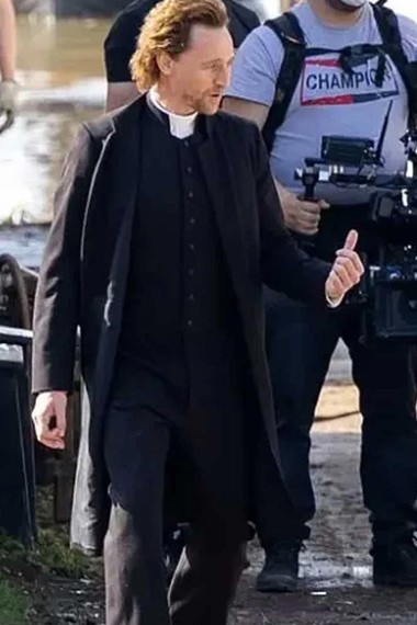 Tom Hiddleston The Essex Serpent Will Ransome Black Wool Coat