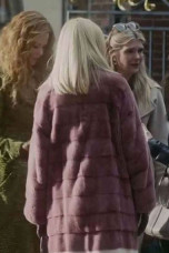 Janel Moloney Sally Maybury The Undoing Pink Fur Trench Coat the-undoing-janel-moloney-sally-maybury-coat