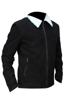 Rick Grimes Andrew Lincoln Walking Dead Brown Suede Jacket