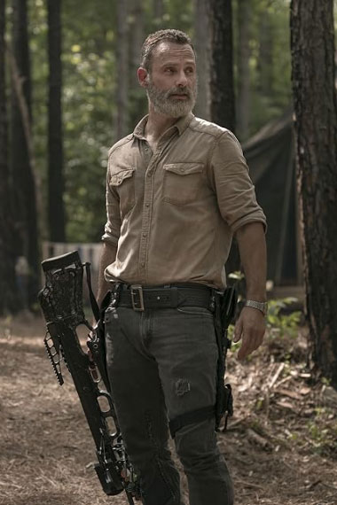 Andrew Lincoln Walking Dead Rick Grimes Beige Cotton Jacket