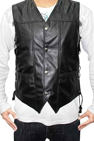 Daryl Dixon The Walking Dead Norman Reedus Black Cosplay Vest