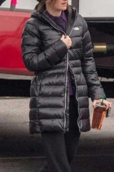 Kathryn Hahn Agatha Harkness WandaVision Quilted Puffer Coat