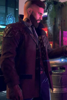 Aiden Pearce Watch Dogs Legion Video Game Black Cosplay Coat