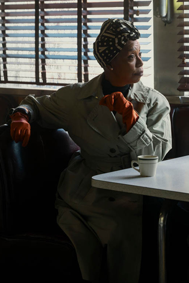Noma Dumezweni The Watcher Theodora Blend Trench Coat
