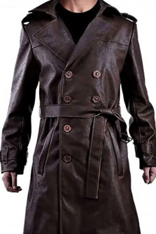 Watchmen Jackie Earle Haley Rorschach Brown Trench Coat