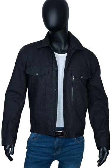 Caleb Nichols Aaron Paul Westworld TV Show Black Cotton Jacket