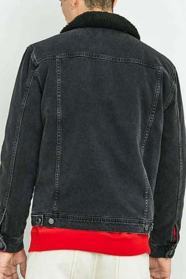 Keef Knight Woke TV Series Lamorne Morris Black Denim Jacket