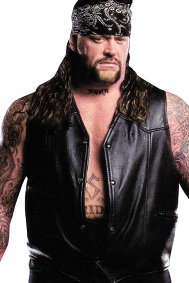 WWE Mark William Calaway Undertaker Biker Black Leather Vest