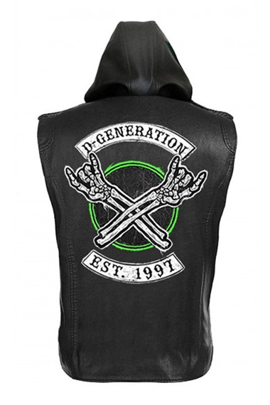 Paul Levesque Triple H D Generation X WWE Black Hooded Vest