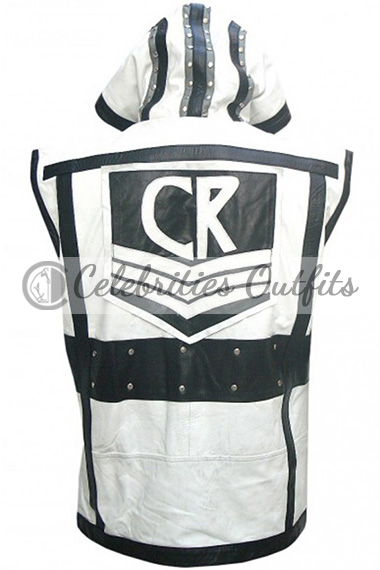 Cody Rhodes WWE White/Black Leather Vest