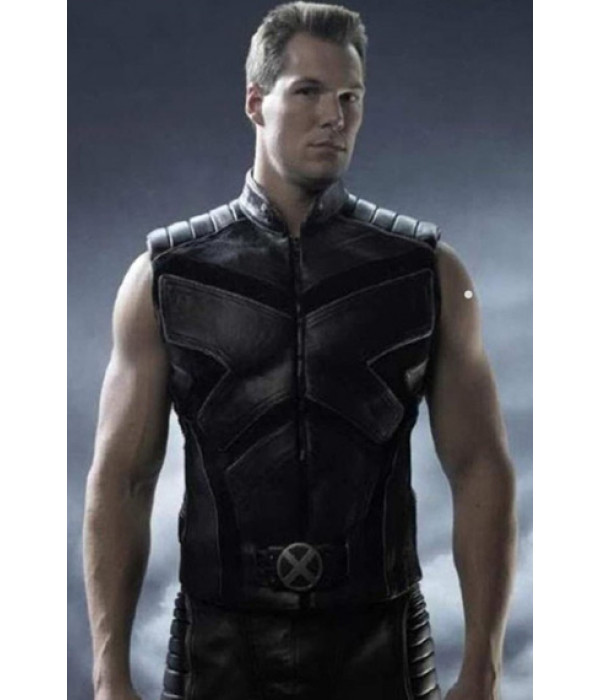 Colossus X-Men Last Stand Daniel Cudmore Black Leather Vest