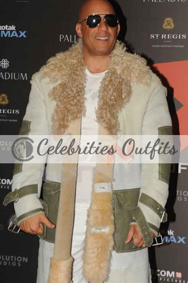 Vin Diesel XXX Return Of Xander Cage Premiere Mens Fur Coat