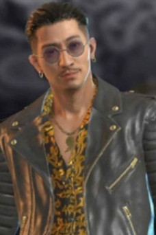 Tianyou Zhao Yakuza Like A Dragon Biker Black Cosplay Jacket