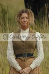 Yellowstone 1883 Faith Hill Brown Wool Vest