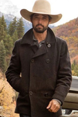 Walker Yellowstone Series Black Wool Coat