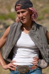 Jennifer Landon Yellowstone TV Series Teeter Grey Denim Vest