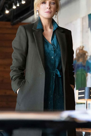 Kelly Reilly Yellowstone Beth Dutton Black Long Trench Coat