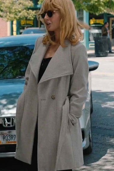Yellowstone TV Show Beth Dutton Kelly Reilly White Wool Coat