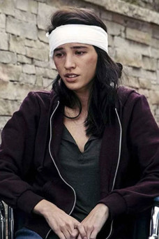 Kelsey Asbille Yellowstone Monica Dutton Purple Fleece Hoodie