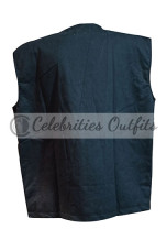 Kevin Costner John Dutton Yellowstone TV Show Grey Cotton Vest yellowstone-kevin-costner-grey-vest