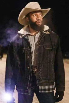 Colby Mayfield Yellowstone Denim Richards Black Denim Jacket