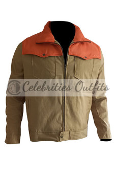 Yellowstone John Dutton Kevin Costner Beige Puffer Jacket