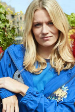 Zomboat Jo Cara Theobold Cute Patches Blue Cotton Jacket cara-theobold-zomboat-cute-patches-jacket