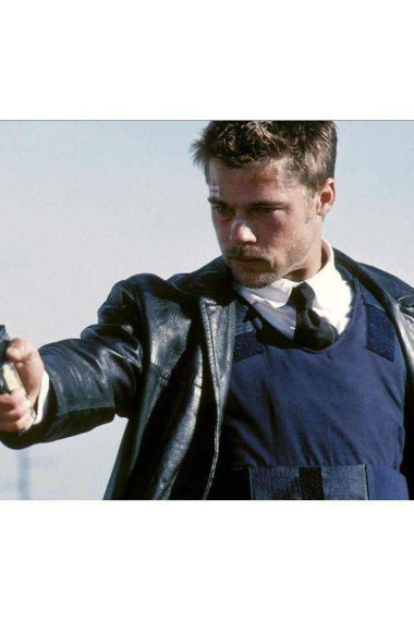 Brad Pitt Se7en David Mills Black Jacket