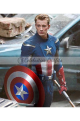 Steve Rogers Avengers Endgame Captain America Leather Jacket