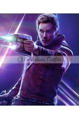 Star-Lord Avengers Infinity War Chris Pratt Leather Jacket