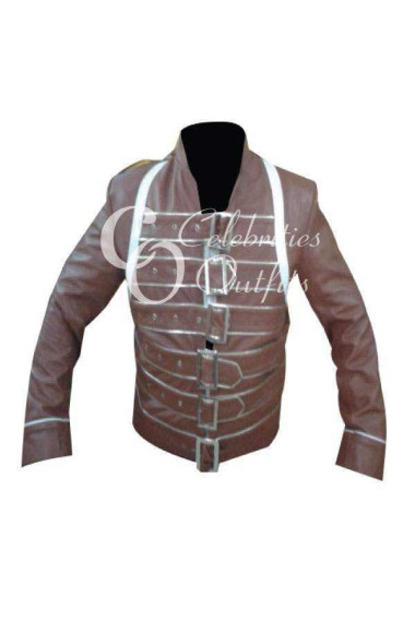 freddie-mercury-concert-brown-jacket