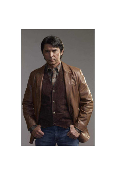 Henry Standing Longmire Brown Leather Jacket