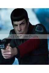 Star Trek Beyond Zachary Quinto Spock Grey Jacket