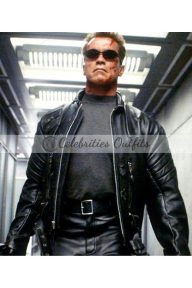 Terminator Rise Of Machines Arnold Schwarzenegger Leather Jacket