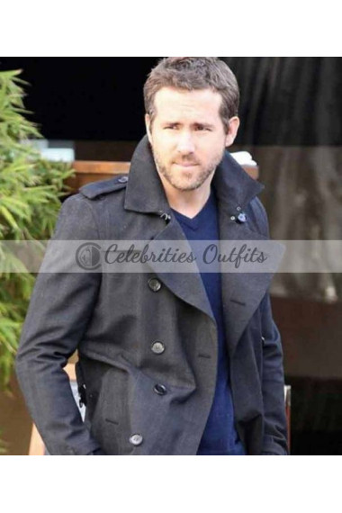 Ryan Reynolds The Captive Double Breasted Coat