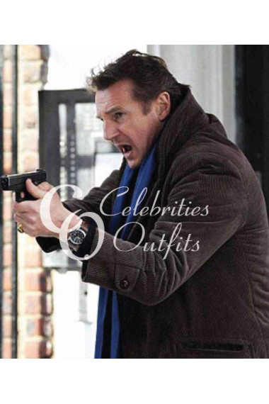 Liam Neeson Walk Among The Tombstones Brown Jacket