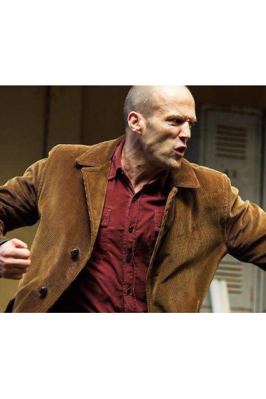 Jason Statham Wild Card Suede Leather Jacket