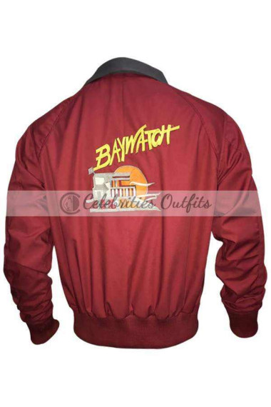 Baywatch Movie Red Bomber Lifeguard Cotton Jacket