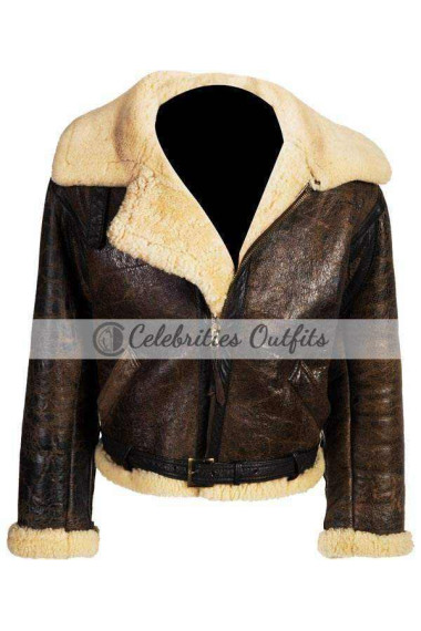 Rocky 4 Sylvester Stallone Balboa Shearling Winter Jacket