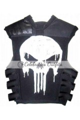Punisher War Zone Tactical Skull Frank Black Vest