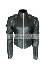 Arrow Season 2 Black Canary Short Body Leather Jacket