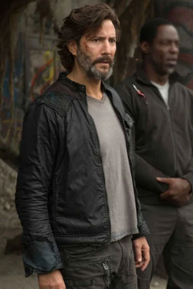 Henry Ian Cusick Marcus Kane The 100 Black Leather Jacket