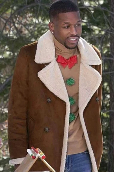 Anthony Assent 12 Dates Of Christmas Brown Suede Trench Coat